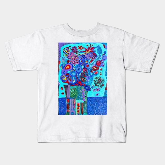 Spring Flowers No. 3 Kids T-Shirt by Leslie Pino Durant